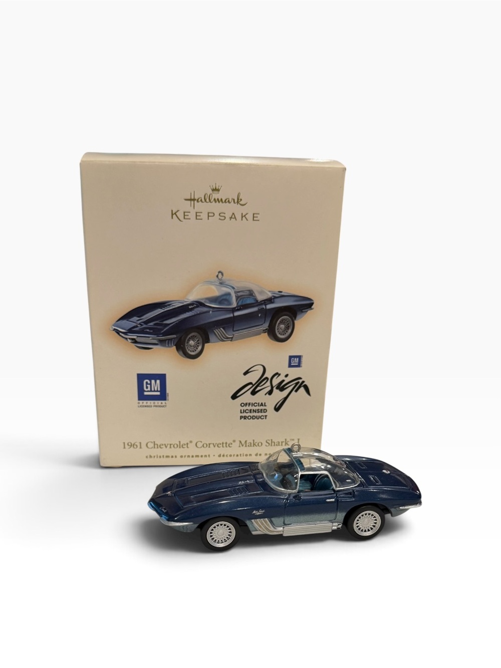 Hallmark 1961 Chevrolet Corvette Mako Shark I GM Design Die-Cast Metal 2007